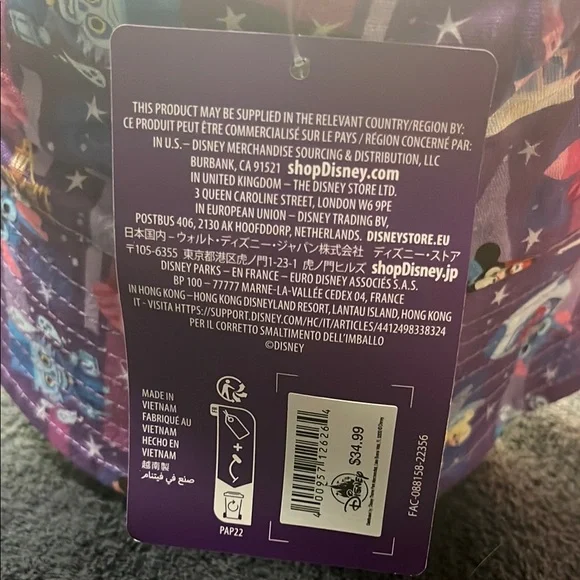 Disney Parks Disney 100 Joey Chou Attractions Mickey Mouse Reversable Bucket Hat - Picture 6 of 7